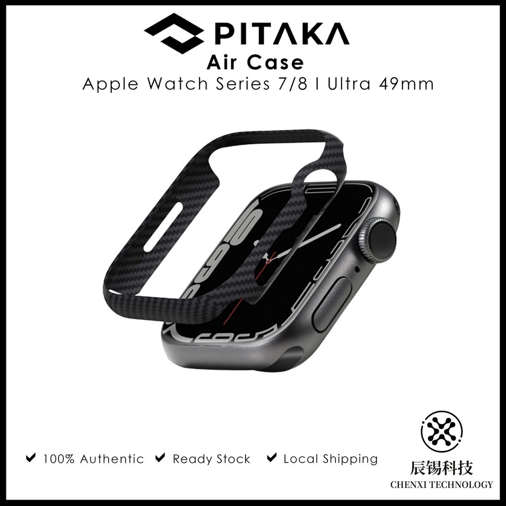 PITAKA Air Case สําหรับ Apple Watch Series 7/8 /9 I Ultra 49mm