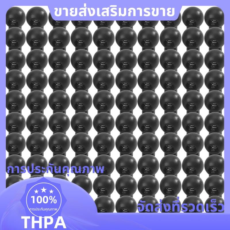 100 ชิ้นสายไฟ DIY พลาสติกสีดําเชื่อมต่อล็อคสาย Stopper ฝาครอบสวิตช์ paudnef.th