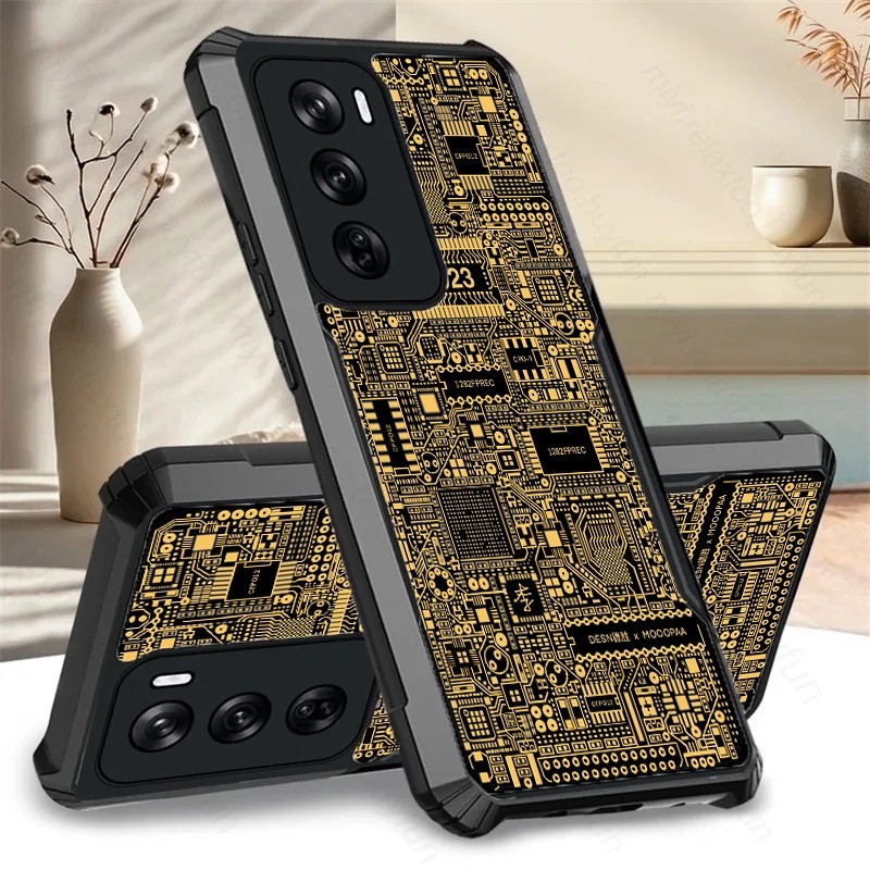 เคสโทรศัพท์โปร่งใสสําหรับOppo Reno 12fs 11f 10 9 8t 8z 7z 7se 6z 5 4 3 2z 4g/5g Pro Plus Shockฤดูใบไ