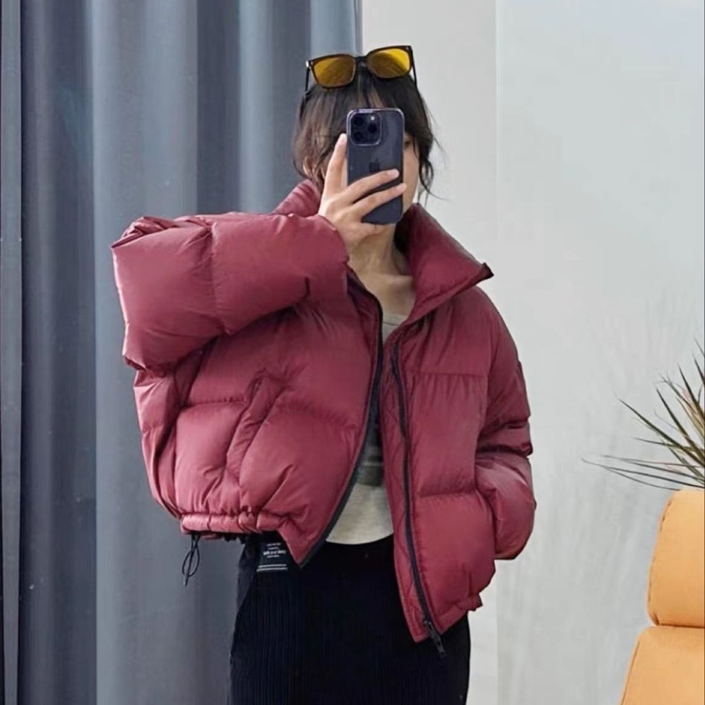 ใหม่ผู้หญิงสั้นบางเสื้อเกาหลีหนายืนปกแฟชั่นน้ําเสื้อ