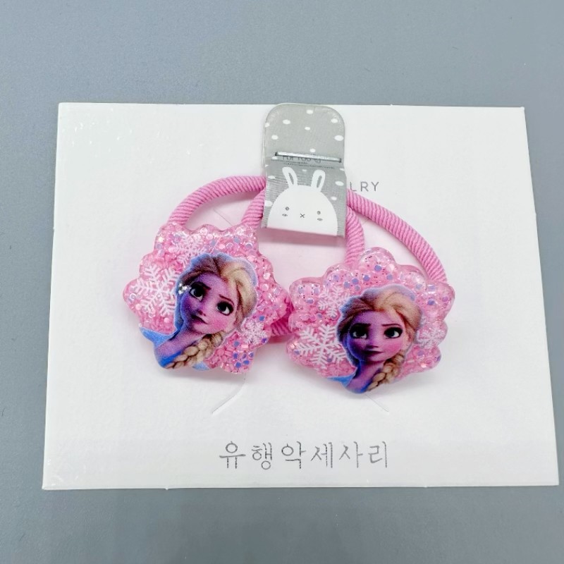 แหวนผมเด็กเจ้าหญิงเอลซ่า | เชือกคาดผมเด็กแช่แข็ง | เอ็นเนื้อยางถักเปียคูโลมิสาวน้อย - รูปที่ 4