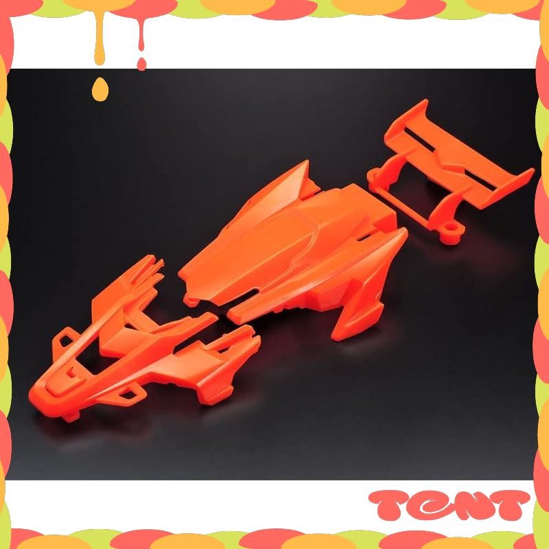 Tamiya Mini 4WD Special Project Product DCR-02 (Decros-02) Body Parts Set Fluorescent Orange 95511