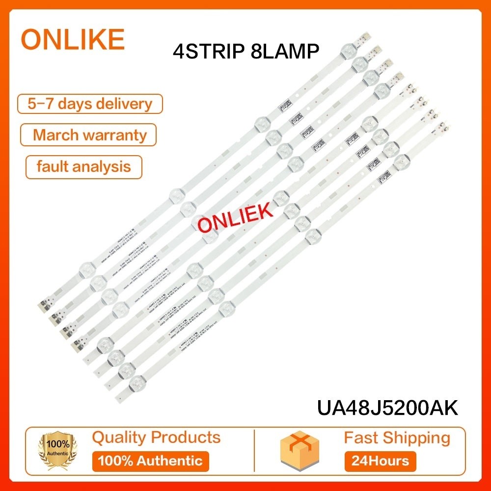 Samsung 48 นิ้ว LED TV backlighting ua48j5200ak ua48j5000ak lampu TV ua48j5200 ua48j5000 1 ชุด