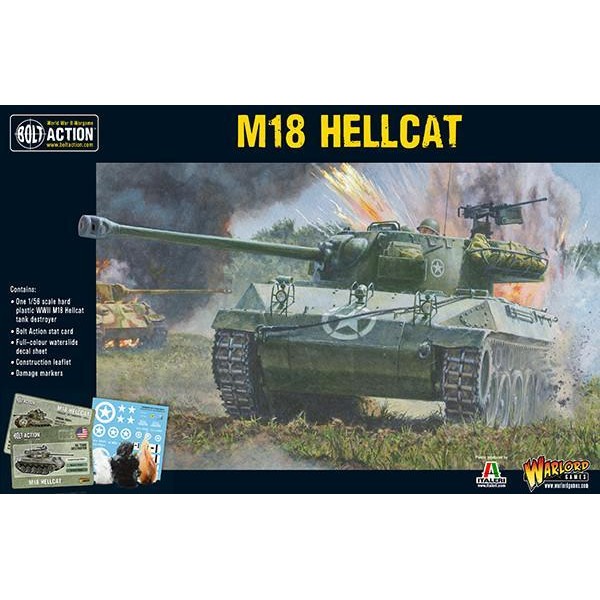 [พร้อมส่ง] WARLORD GAMES: BOLT ACTIONS: M18 Hellcat โมเดลจำลอง