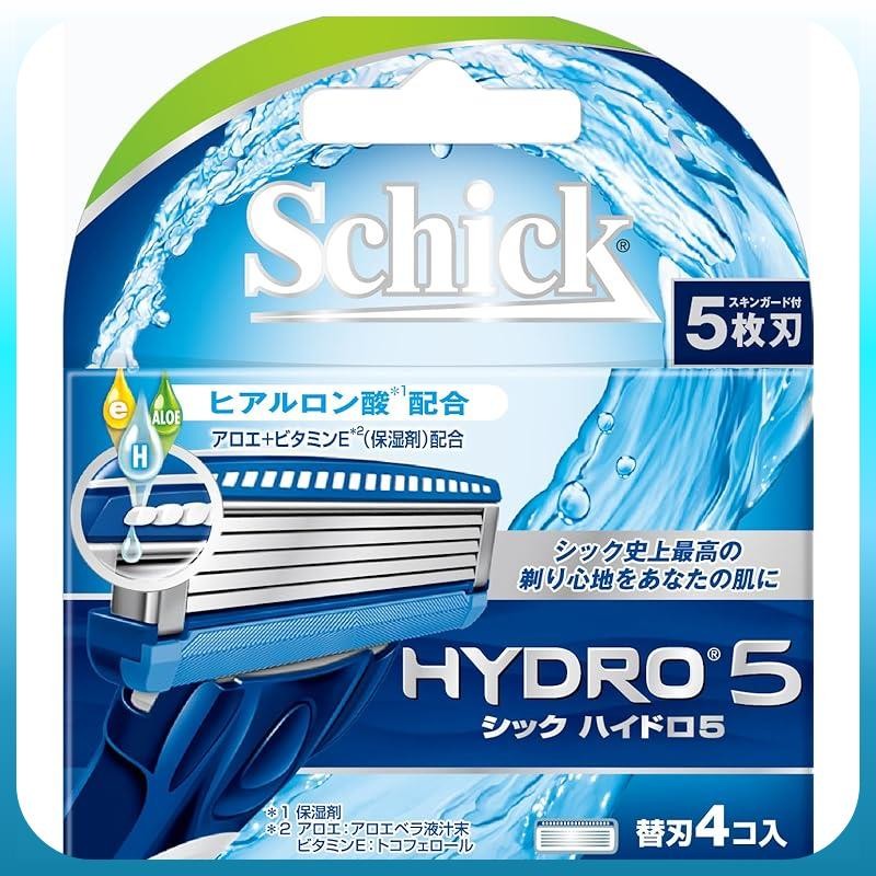 Schick Hydro5 5-blade replacement blades, 4-pack