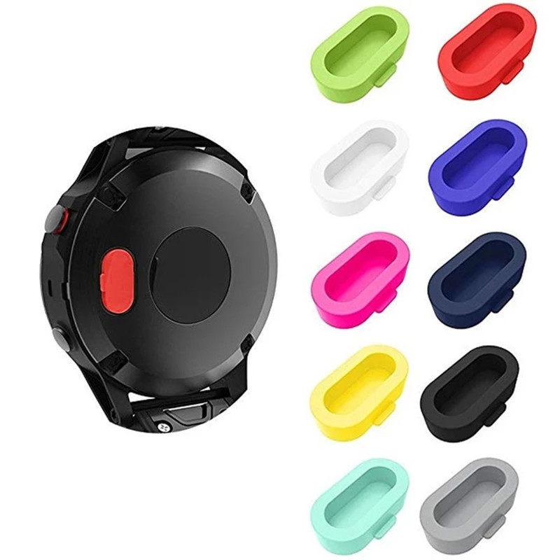 นาฬิกาปลั๊กซิลิโคนพอร์ตชาร์จปลั๊กฝุ่นสำหรับGarminทุกรุ่น fenix6 pro/fenix7 forerunner55/165/245