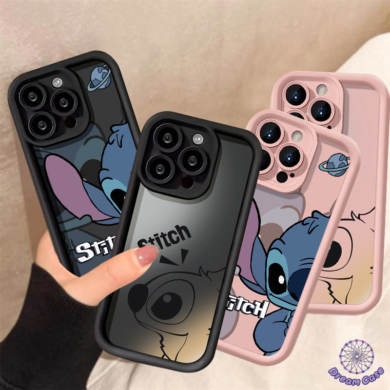 การ์ตูนน่ารักตะเข็บคู่เคส Tpu อ่อนสำหรับSamsung A15 A14 A12 A05 A53 A21s A13 A05s A50 A02s A04 A34 A52 A24 A03 A54