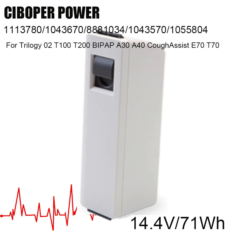 CP Battery Pack  14.4V/71Wh 1113780/1043670/8881034/1043570/1055804 For Trilogy 02 T100 T200 BIPAP A