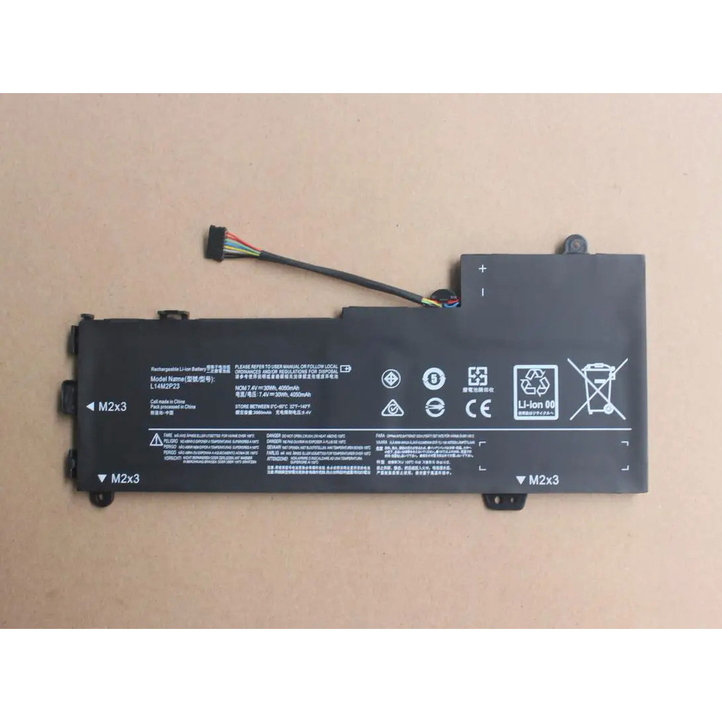7.4V 30WH L14M2P23 L14M2P24  L14L2P22 L14S2P22  แบตเตอรี่แล็ปท็อป For Lenovo IdeaPad U31 U30 E31-80 