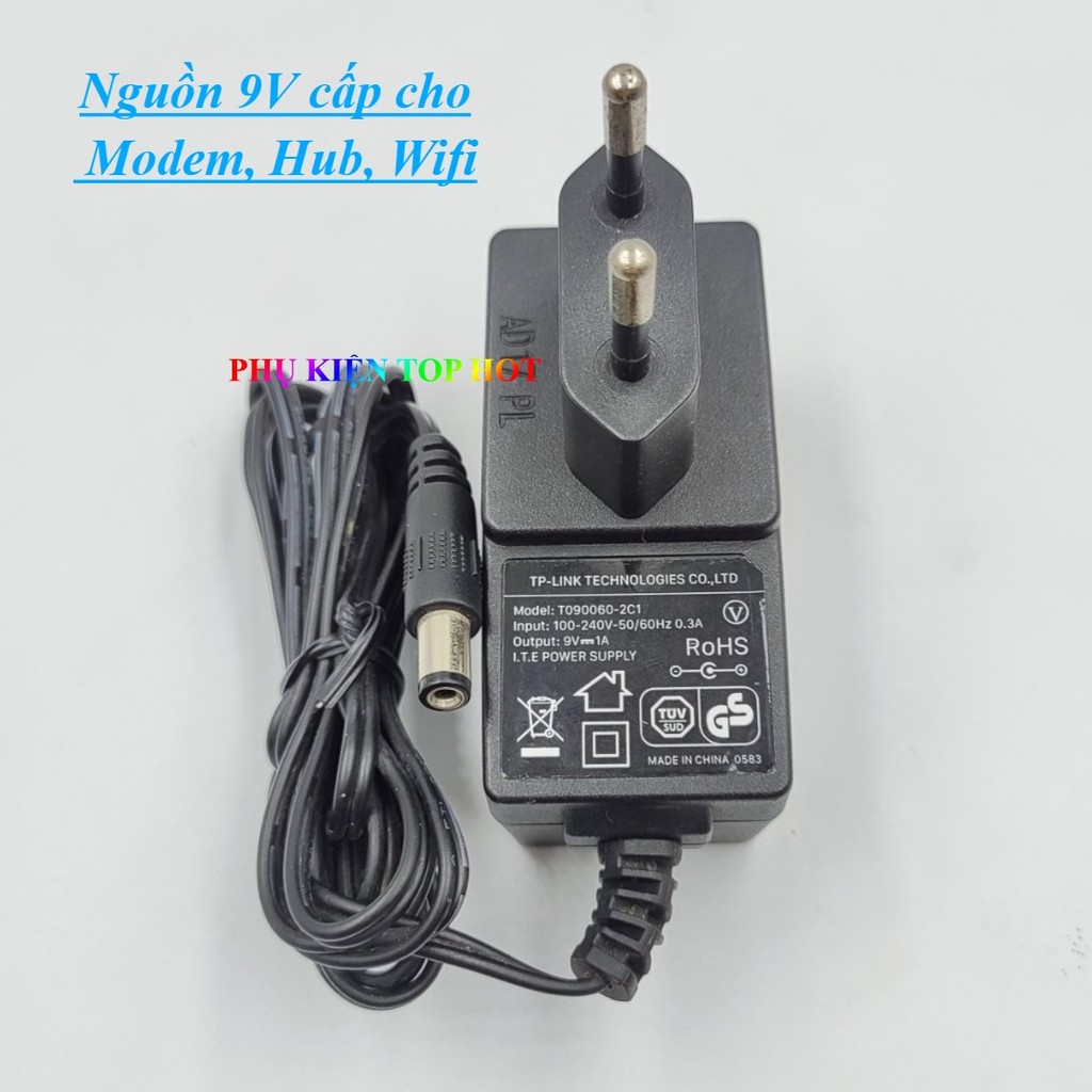อะแดปเตอร์ 9V 0.6A/1A สําหรับ Tplink Tenda wifi hub ขาปกติ 5.5 มม. x 2.5 มม.