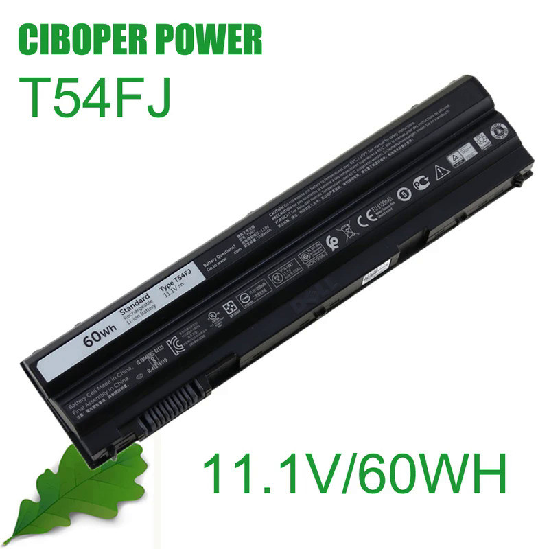 Original New Replacement Laptop battery T54FJ 11.1V 60WH for E5420 E5520 E5430 E6420 E6430 E6520 E65