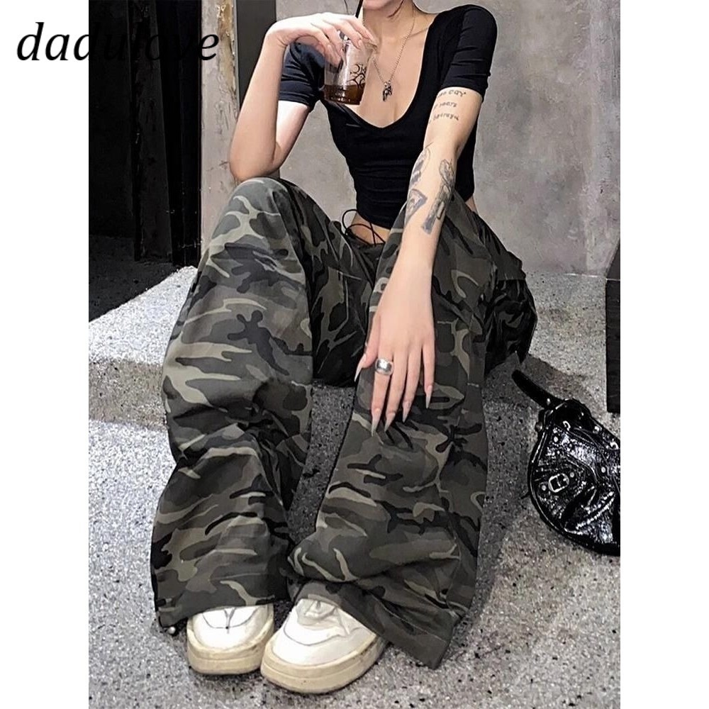 DaDulove New American Ins High Street Retro Jeans Niche High Waist Loose Wide Leg Pants Large Size Trousers