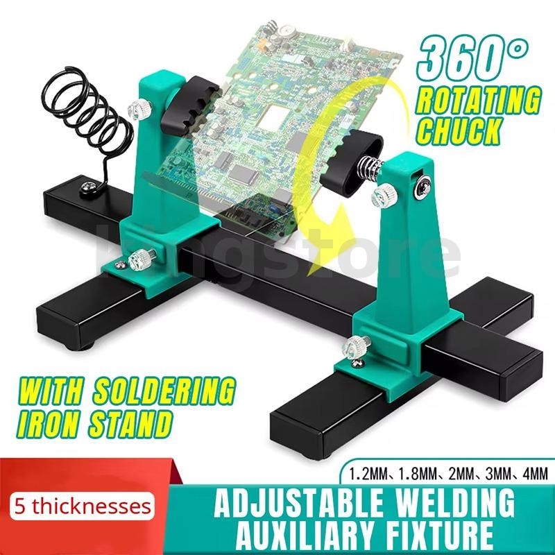 ปรับ MotherBoard PCB ผู้ถือ 360 องศาหมุนพิมพ์ Circuit Board Jig Soldering Iron Assembly Stand Clamp ซ่อมเครื่องมือสําหรับ Electronics