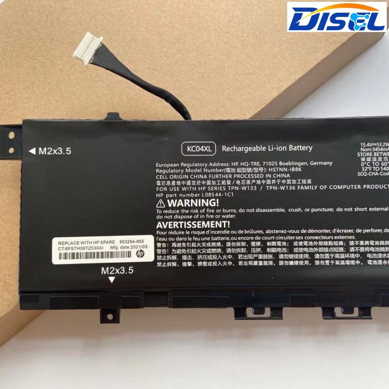 ✿Kc04xl kc04แบตเตอรี่แล็ปท็อปสำหรับ HP ENVY x360 13-AG 13m-aq 13-ah 13-ar TPN-W133 MUC