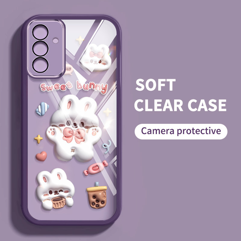 Ybd INSสไตล์สําหรับInfinix Hot 50 Pro Plus X6882 X6720 Hot 11 2021 X662 X662B X689F X6881 X6880 Candy Ice Creamน่ารักตุ๊กตาหมีรูปแบบ