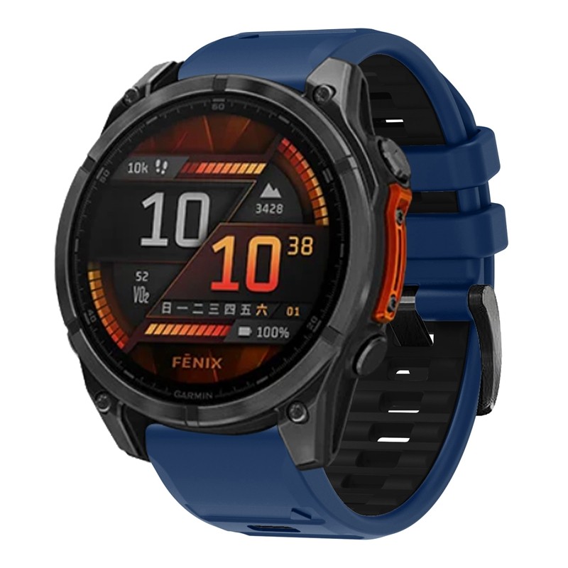 สายรัดซิลิโคนอย่างเป็นทางการสำหรับ garmin epix pro gen 2 fenix e/ 8/7X/6/6 xpro/ 3 hr instinct 2 2X enduro 2 3 approach S70 47 51มม. S62 S60 22มม. 26มม. สายนาฬิกา QuickFit