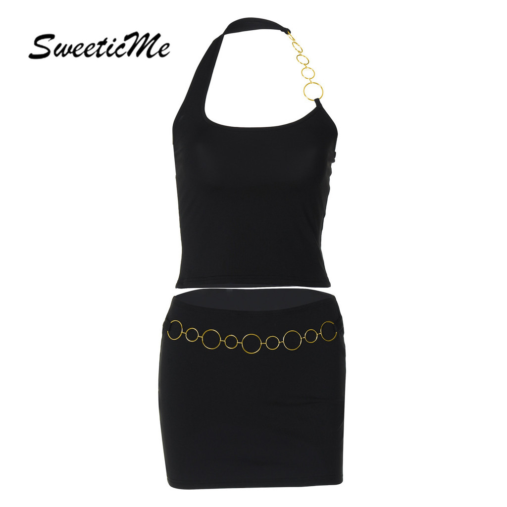 SweeticMe ชุดกระโปรงสั้นสุดเซ็กซี่สําหรับผู้หญิง