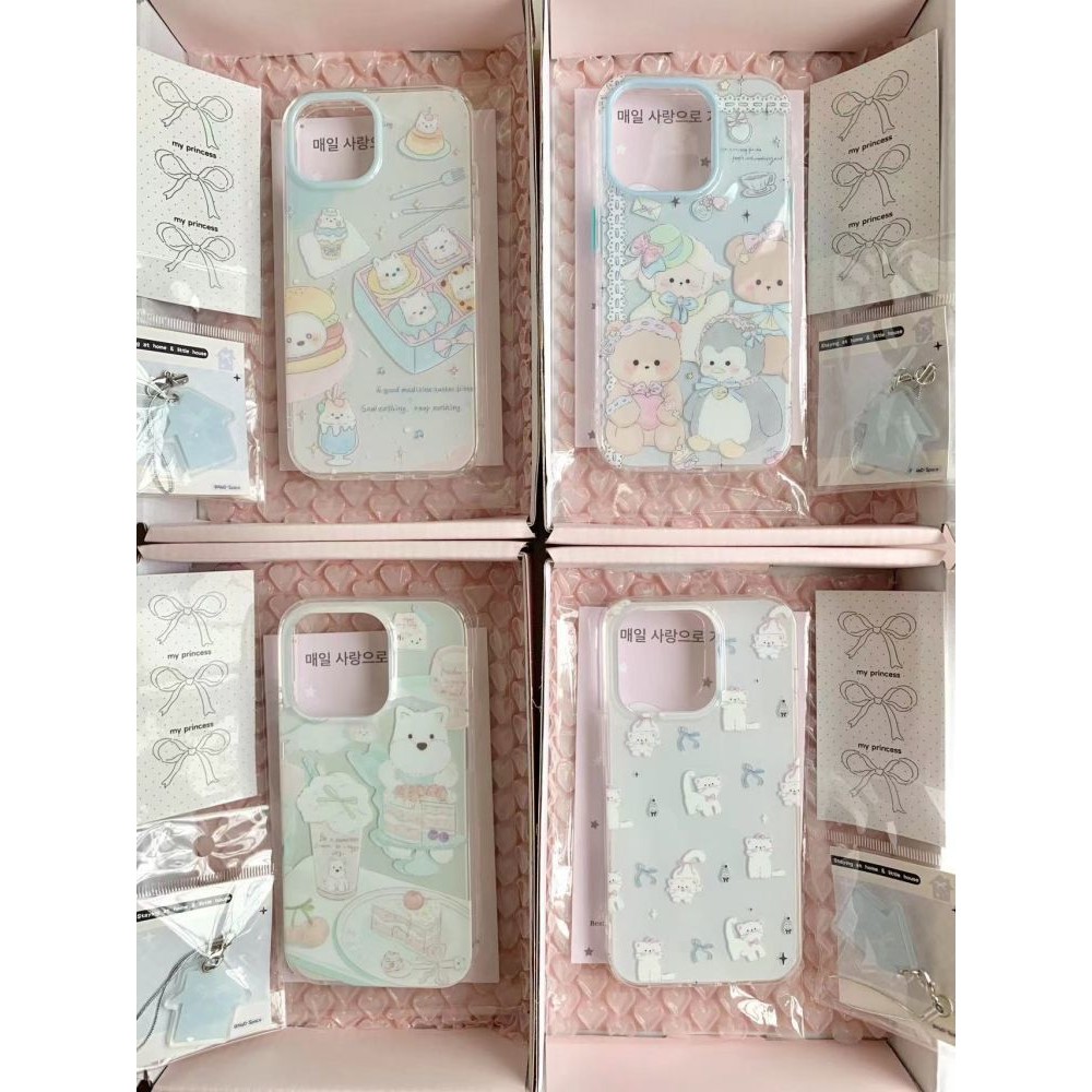 น่ารัก West Highland เหมาะสําหรับ iPhone15 เคสโทรศัพท์ iPhone16 Soft 14 สไตล์ใหม่ 13promax การ์ตูน 12 หญิง 11 BLHR