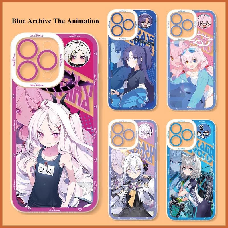 อะนิเมะ Blue Archive เคสโทรศัพท์สําหรับ OPPO Reno 12 11 Pro 12F 11F 2F 2Z 7 5Z 6Z 7Z 8Z 8T 10 Pro Pl