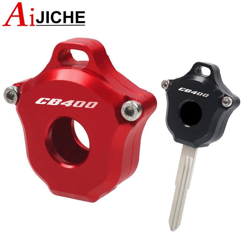 รถจักรยานยนต์ CNC ฝาครอบกุญแจเชลล์คีย์สําหรับ HONDA CB400 CB400SF CB 400 400SF VTEC Revo 2002-2023