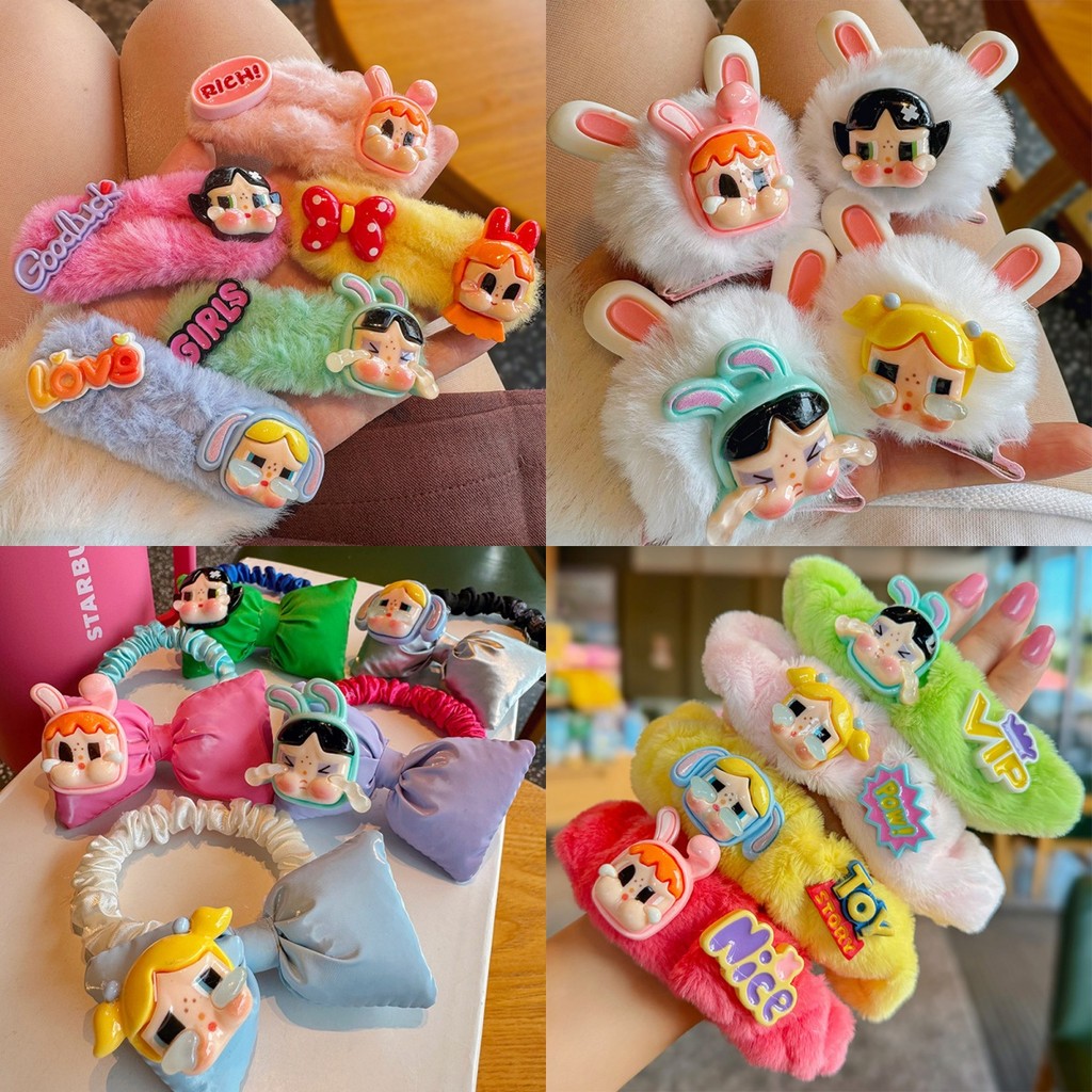 Ailigap Crybaby เป็ด Billed คลิปอุปกรณ์เสริมผม Bangs ด้านข้าง Barrettes การ์ตูนคลิปตุ๊กตาน่ารักสาวหวาน