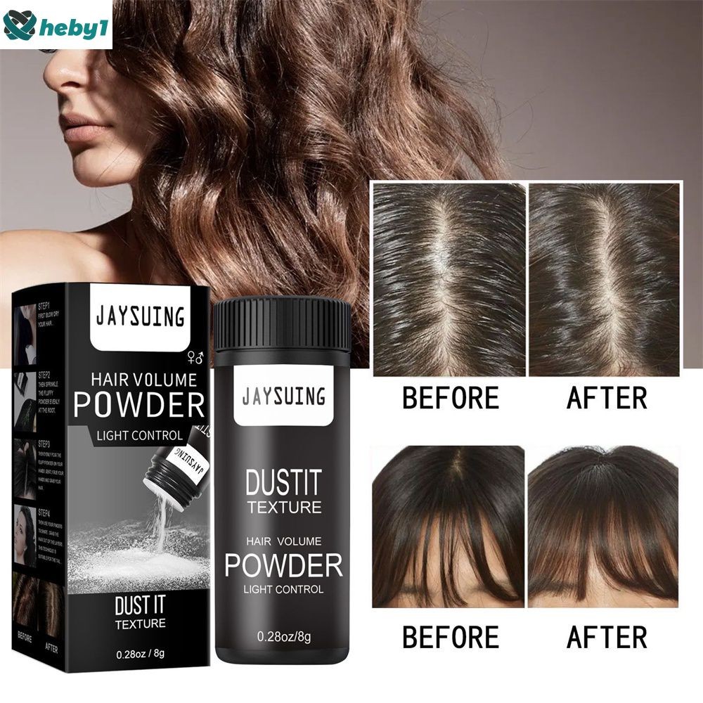 【ลดราคา】【ซื้อ 1 แถม 1】jaysuiing Hair Fluffy Powder แป้งฝุ่นดูดซับความมันหนังศีรษะ แป้งฝุ่นควบคุมความมัน แป้งฝุ่นเนื้อแมตต์ แป้งฝุ่นแห้ง ติดทนนาน heby1