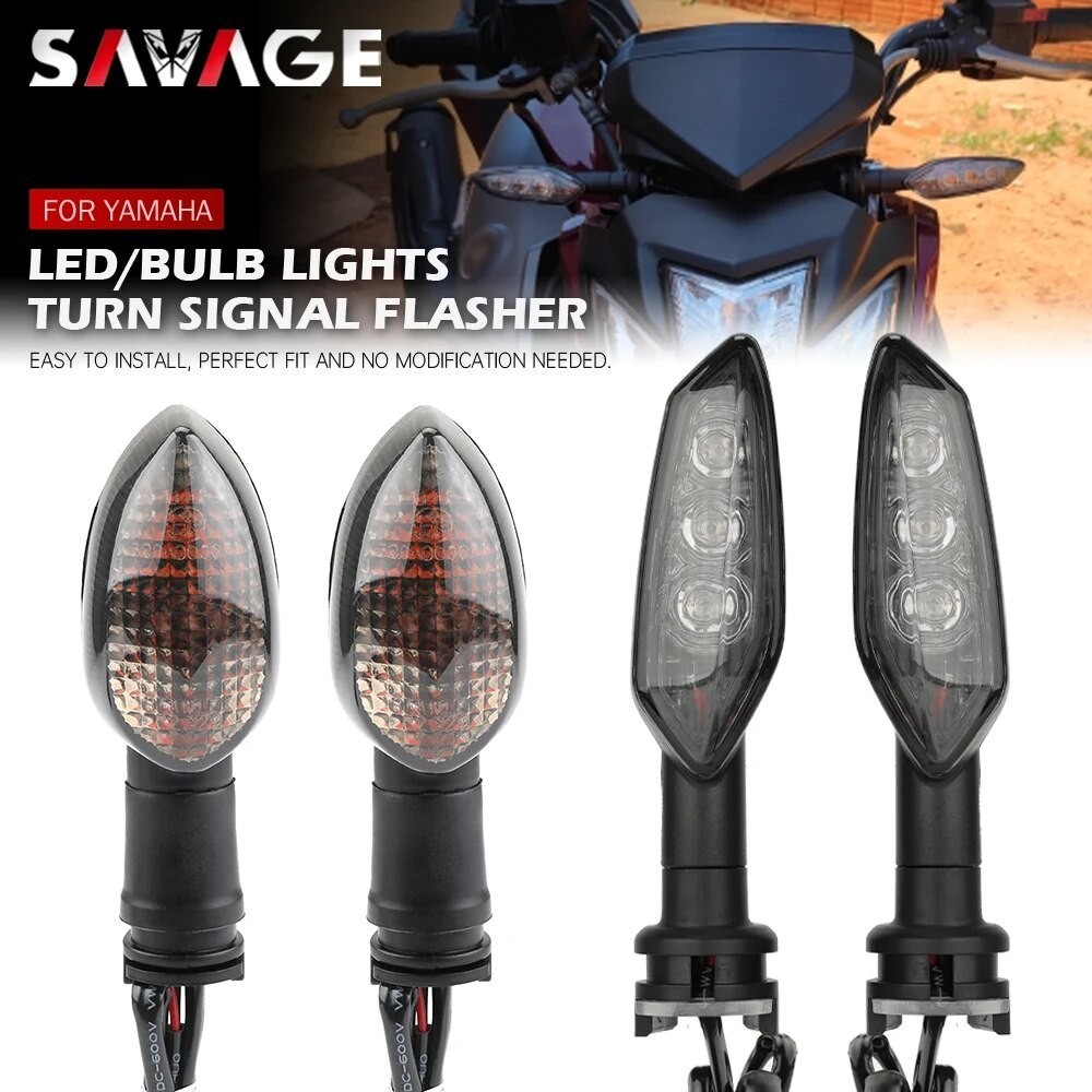 SAV LED Turn Signal Light For YAMAHA FZ16 FZ6 FZ8 XJ6 MT07 MT09 Tracer XSR V-MAX 1700 XT1200Z WR250X