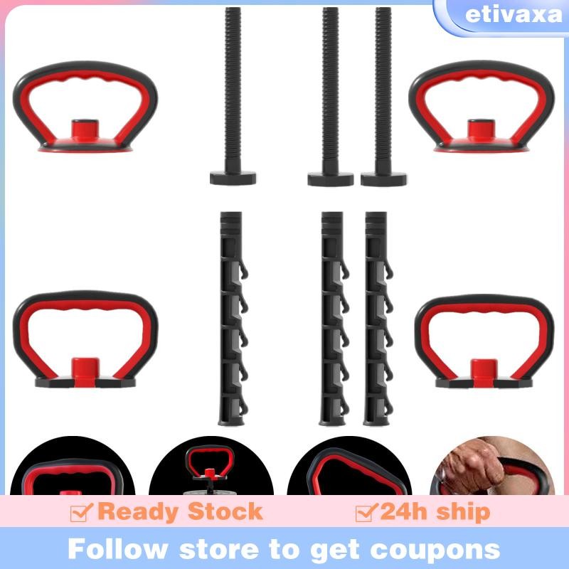 [Etivaxa] Kettlebell Weight Accessory Kettle Bell Grip ออกกําลังกายผู้ชายผู้หญิง Push Up Dumbbell สําหรับ Travel Home Weight Lifting