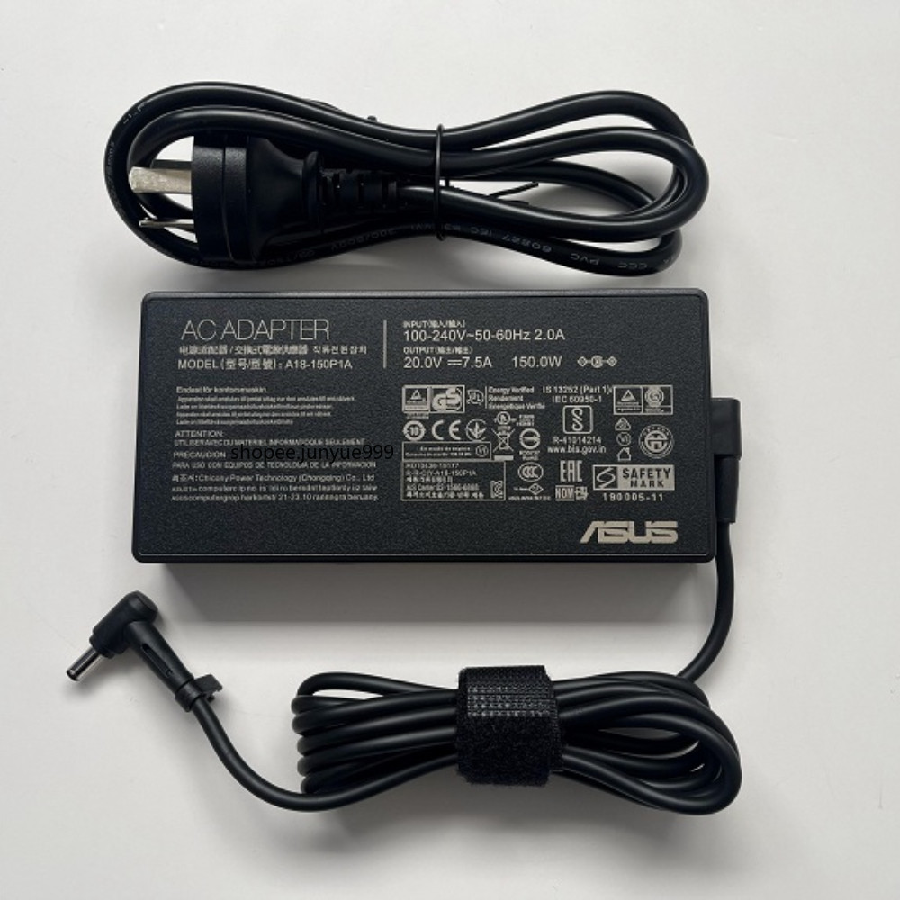 Asus แล็ปท็อปชาร์จ 20V 7.5A 150W อะแดปเตอร์สําหรับ ROG FA506 FX95D/TUF Gaming FX505 FA706 FX505DT