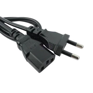 ปลั๊กไฟ Power Cable สำหรับคอม/หม้อหุงข้าว/ลำโพง/วิทยุ สายไฟ AC แบบ 2/3 รู มอก. แท้ 100% 250V/10A