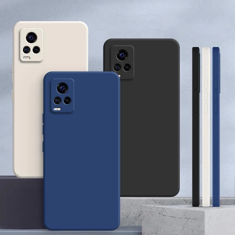 เคส Vivo V20 Pro 5G สีทึบ Vivo V20Pro เคสซิลิโคนป้องกันการตกสีธรรมดาเรียบง่าย YT