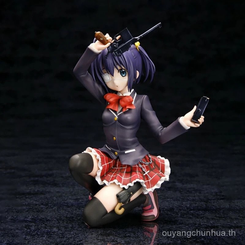 9NBT Kyoto Chunibyo demo koi GA Shitai! Takanashi Rikka 1/8 PVC anime unilateral figure figure doll 