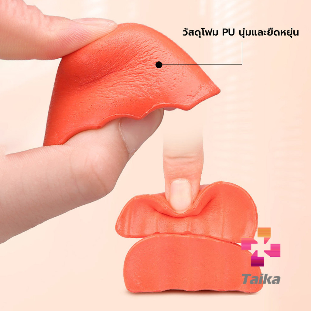 Taika ฟองน้ำเสริมปลายเท้า แก้รองเท้าหลวม กันกัด (1แพ็ค มี 2ชิ้น) PUไม่ยุบ Women insoles - รูปที่ 2
