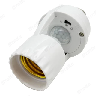 ขั้วหลอดไฟอัจฉริยะ 220V/AC E27 เซ็นเซอร์ตรวจจับการเคลื่อนไหว สว่างโดยอัตโนมัติInfrared sensor 5W 7W 9W 13W 15W 18W 24W