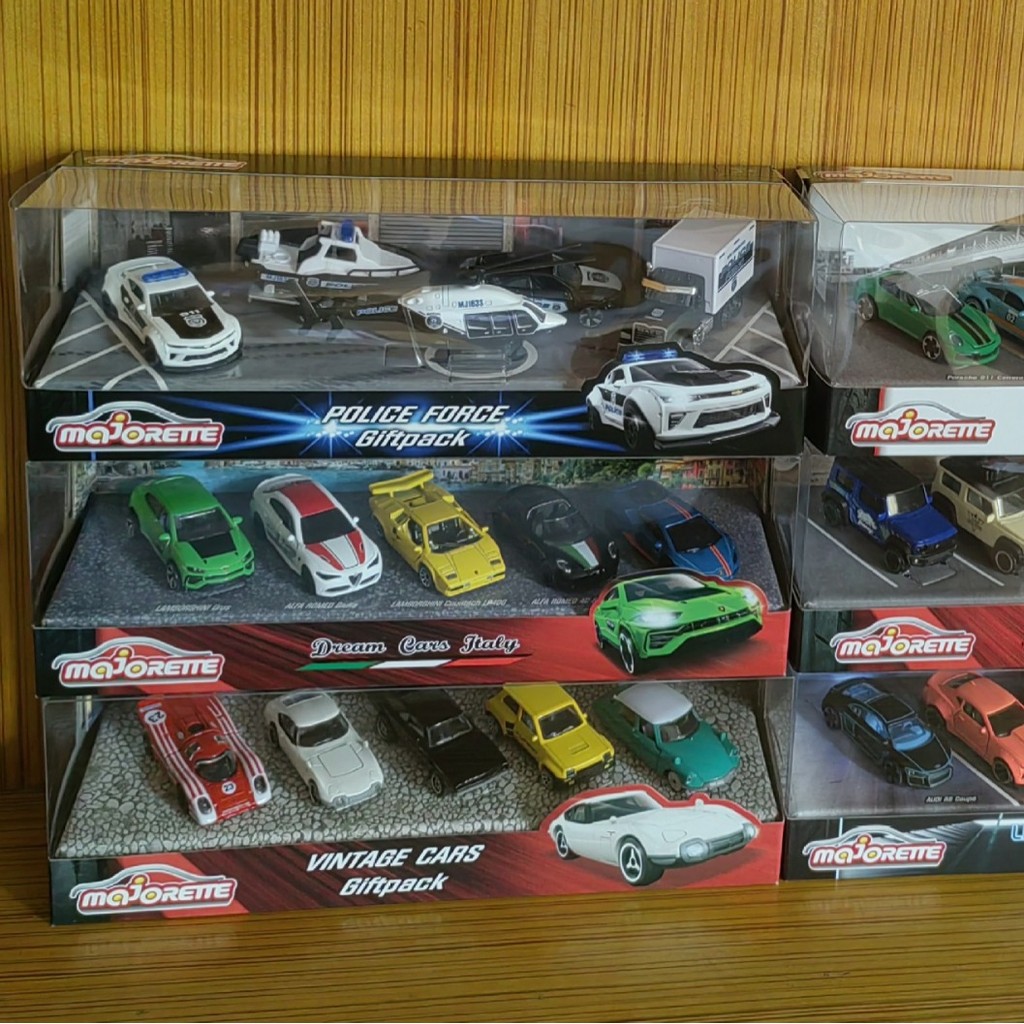 Majorette vintage car ห้าชิ้นโมเดลรถโลหะผสม boy collection เครื่องประดับของเล่น