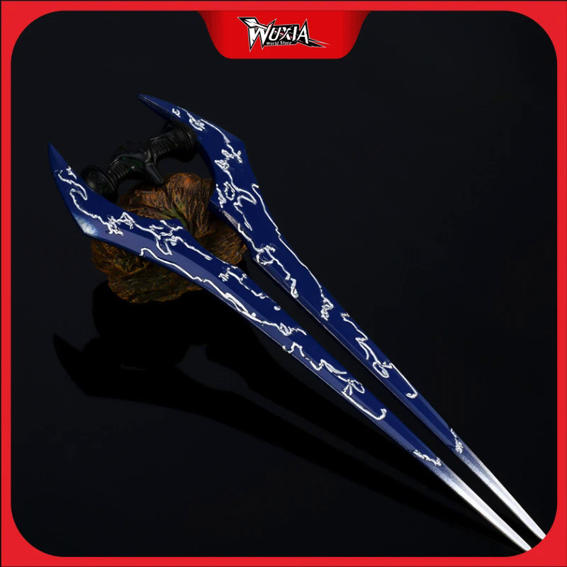 🚚 18cm Game Peripheral Melee Energy Sword War Weapon Model Plasma Sword Alloy Metal Weapon Model Sam