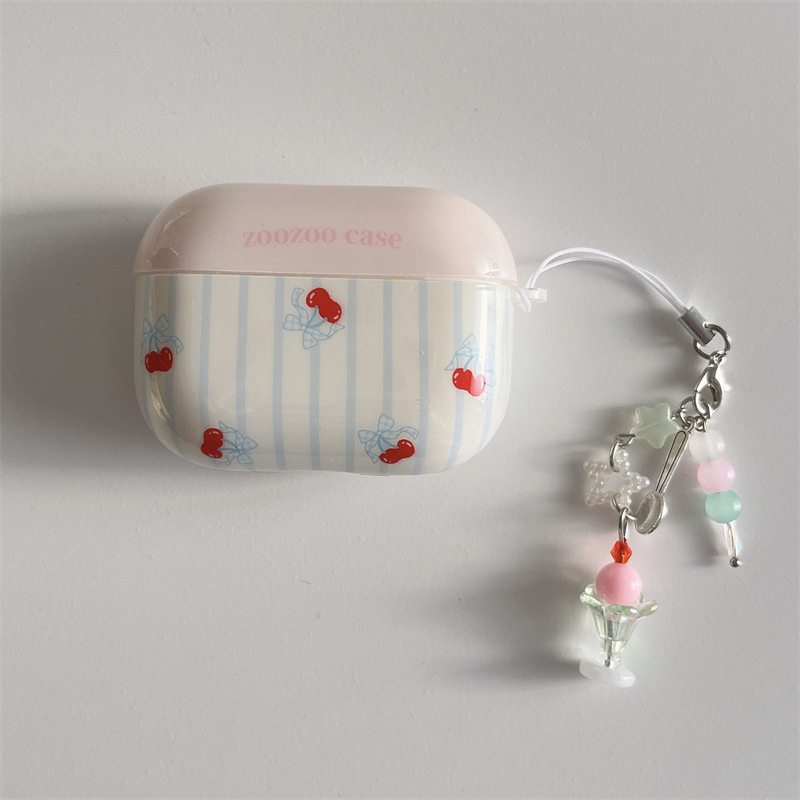 เคสที่เรียบง่ายและชัดเจนเหมาะสําหรับ แอร์พอด มือโปร2 บลูทูธไร้สาย 3 4 1/2 ปลอกหูฟัง 3 รุ่นการ์ตูนน่ารักซิลิโคน V0806