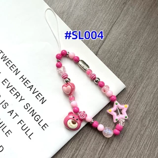 Phone Bracelets สายคล้องโทรศัพท์มือถือ สไตล์วินเทจ เชือกเส้นเล็ก แบบถัก สีน้ําตาล สีดํา สีขาว Fashion แบบเรียบง่าย
