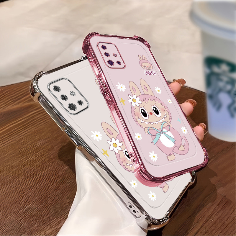 เคส Samsung A51 A71 เคสโทรศัพท์ Silicone ป้องกันสี่มุม HDTZ