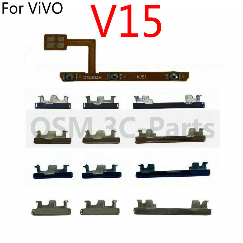 สําหรับ ViVO V15 เปิด/ปิดปุ่มสวิทช์ด้านข้าง Volume Up Down ปุ่ม Flex Cable อะไหล่ทดแทน