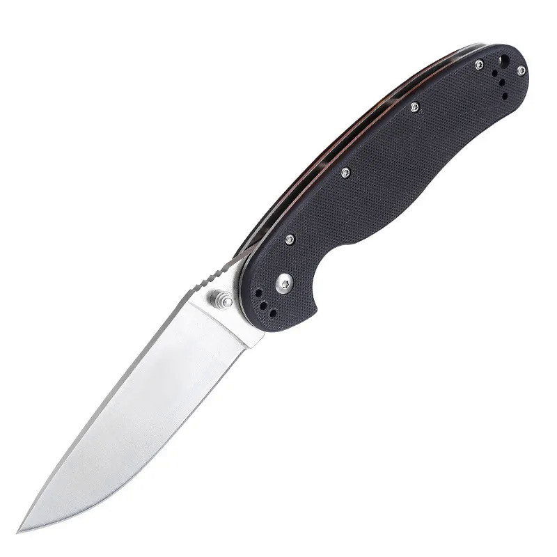 RAT Hunting Folding Pocket Knife AUS-8 Tactical Survival Outdoor Camping EDC Tools G10 Handle Combat