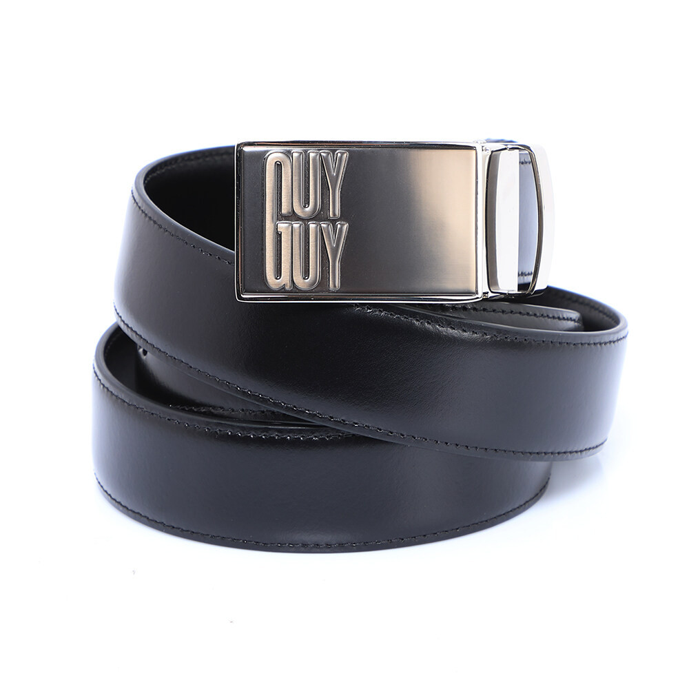 (Easy E-Receipt) Guy Laroche เข็มขัดหนังผู้ชาย ( สีดำ ) - DB54002S3BB