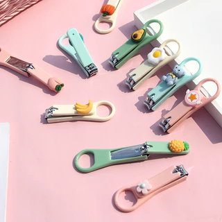 กรรไกรตัดเล็บพกพา (ขนาดเล็ก) - มีลายคละลาย/สีใหม่ ลายน่ารัก สะดวกใช้งาน G2863