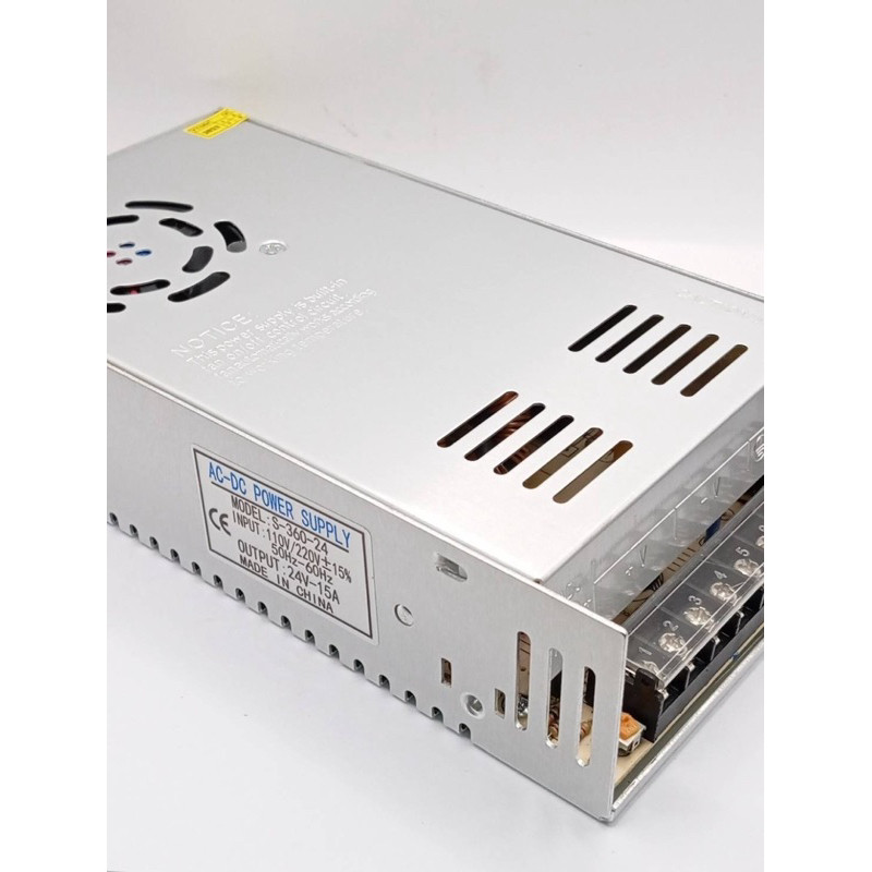 สวิตซ์ชิ่ง พาวเวอร์ซัพพลาย 24v15a s.w24v15a พาวเวอร์ซัพพลายสวิชชิ่ง