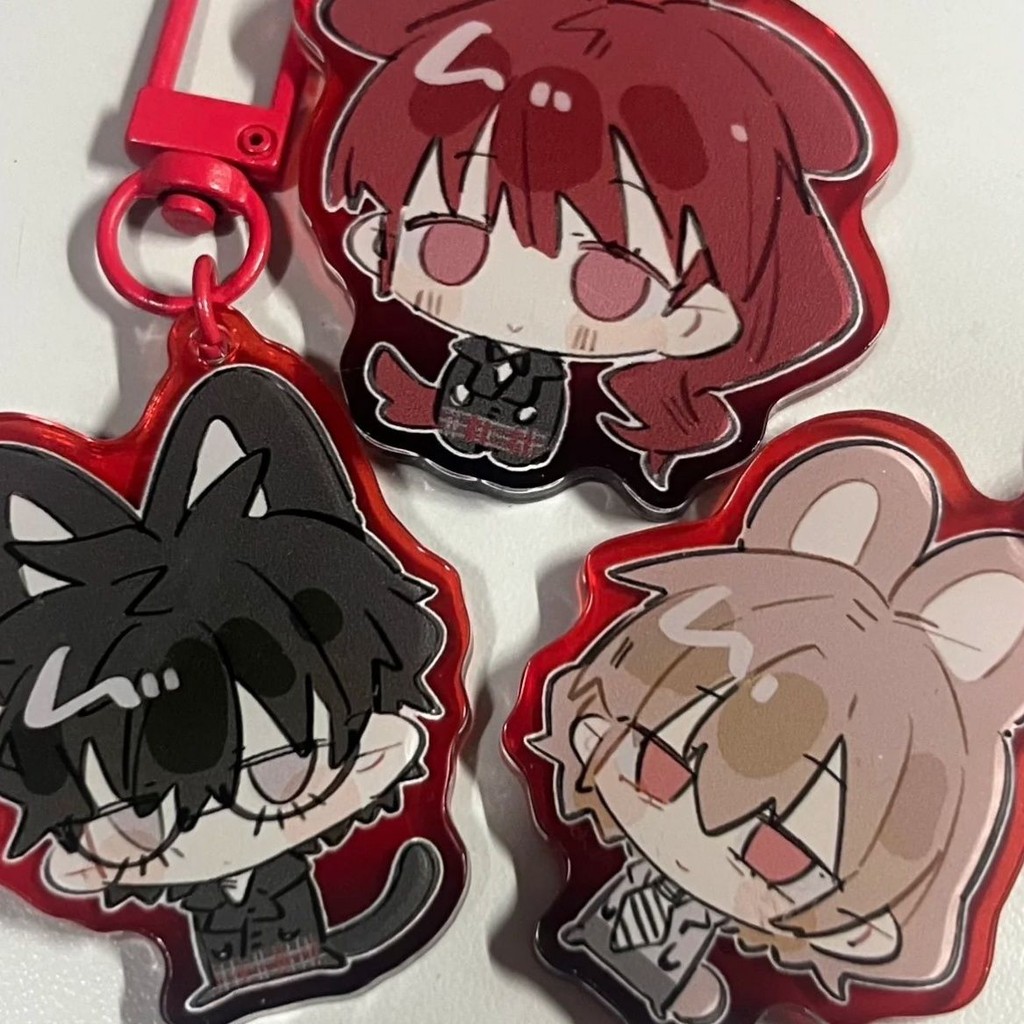 Ammiya Ren KeyChain ผู้ชายอะนิเมะ Persona key chain ผู้หญิงอะคริลิครถคอสเพลย์ญี่ปุ่นแหวนจี้ party charm เด็กของขวัญ