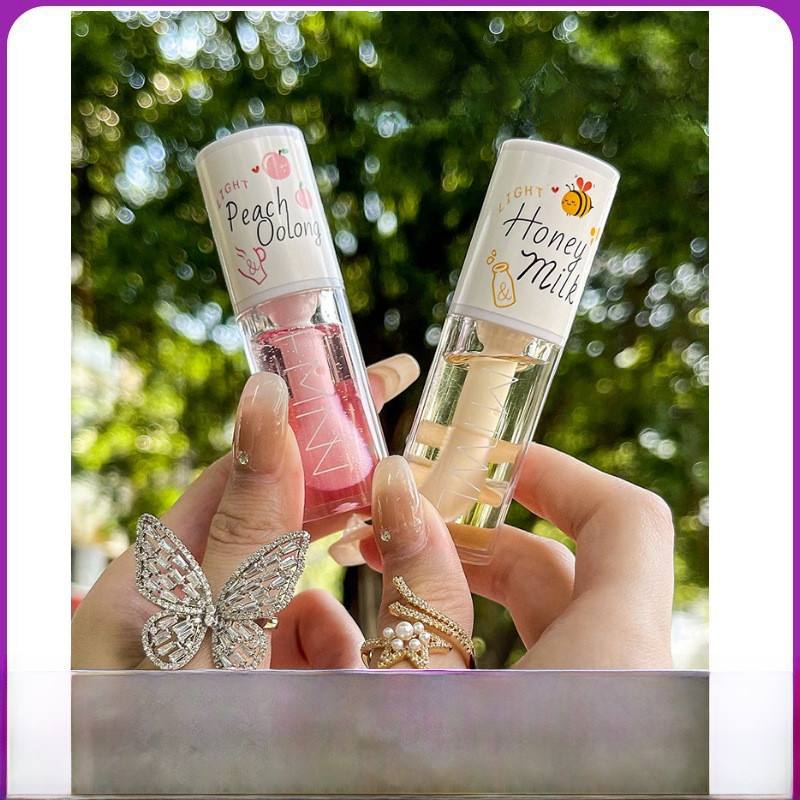 OGalini Lip Essence Oil Lip Oil Honey Milk & White Peach Oolong Fade Lip Essence Honey Essence