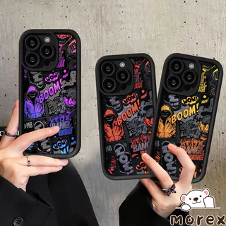 เย็นกราฟฟิตี้การ์ตูนปีศาจ้เคส Redmi 15 14 13 C 10A 12C 12 9A 9C 9 10 10C A1 Note 14 13 11 10 12 9 Pro 10s 11s POCO M3