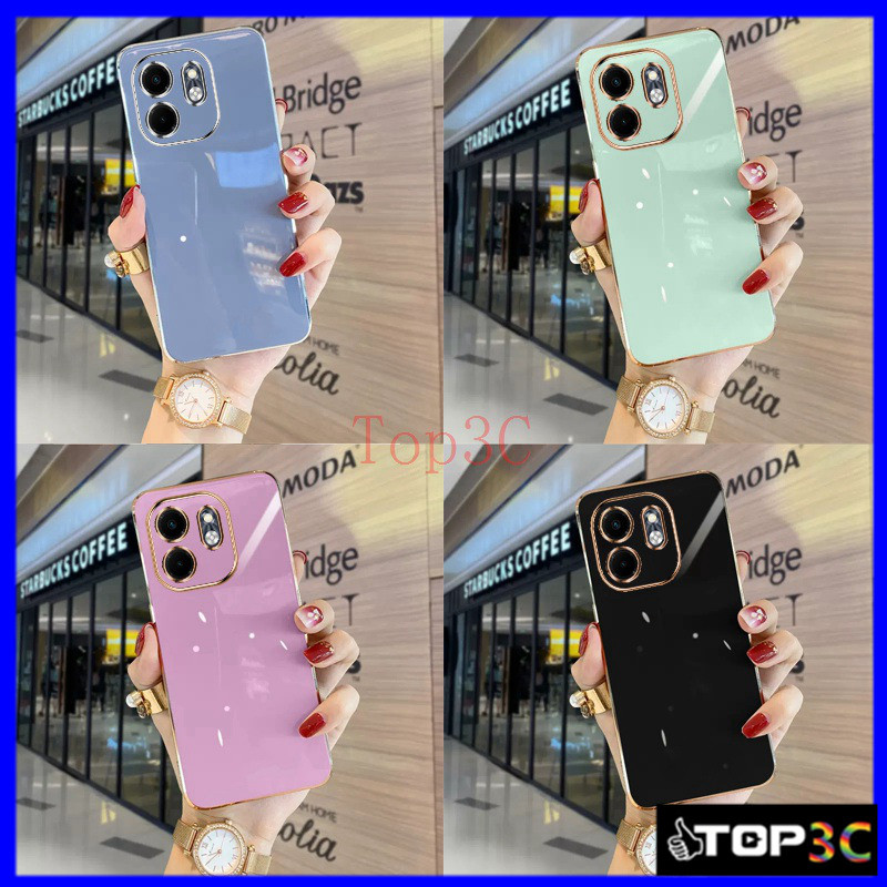 เคส infinix Smart 9/Smart 8 Pro/Smart7/Smart6/Smart 5 เคสโทรศัพท์สีทึบที่เรียบง่ายและมีสไตล์ ZB