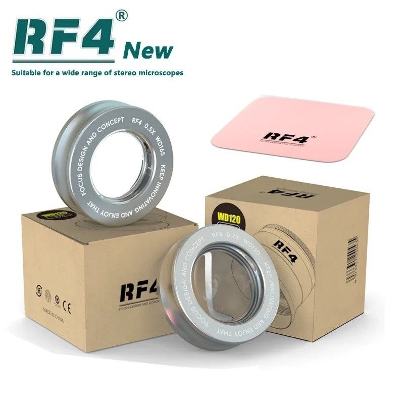 NEW RF4 WD165 0.5X 0.7X 0.48X Auxiliary Objects Lens Microscope Camera Lens For Trinocular Stereo Zo