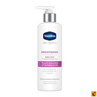 วาสลีน โปร เดอร์มา ไนอาซินาไมด์ ไบร์ทเทนนิ่ง บอดี้ โลชั่น 25…